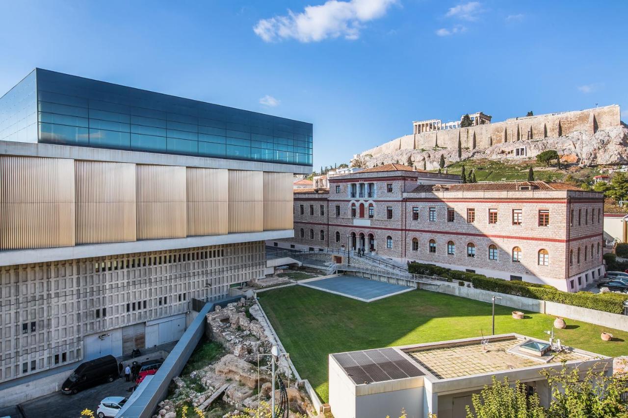 Modern Flat In The Grounds Of Acropolis Monuments -Armonia- Apartman Athén Kültér fotó